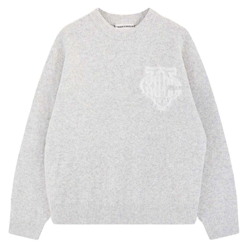 Couture Womens/Ladies Fluffy Winter Sweater Top / Gray